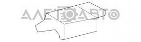 SRS airbag module airbag computer Toyota Highlander 08-13