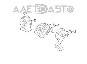 Left signal Kia Sorento 10-15 high