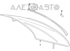 Mercedes W221 rear window