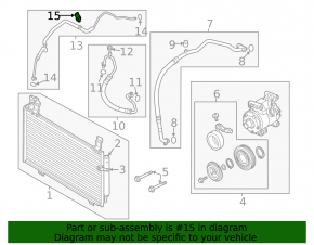 Mazda3 MPS 10-13 Air Conditioner Pressure Sensor