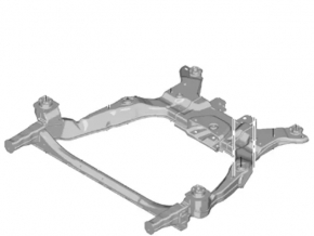 Front subframe Lincoln MKZ 13-20 3.0, 3.7