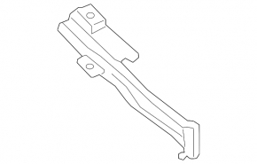 Right trunk lid hinge for a Ford Mustang mk6 15 convertible