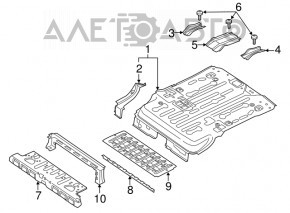 Ford Transit Connect MK2 13 Luggage Tray - Long Wheelbase