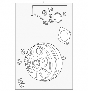 Vacuum Booster Ford Escape MK4 20- 2.0T