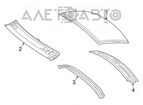 Metal roof Mercedes CLA 14-19 for panorama