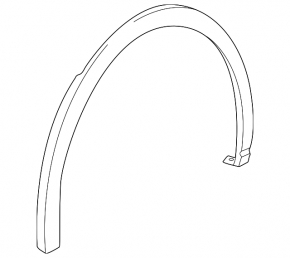 Rear left wing arch trim Volkswagen ID.4 21-23