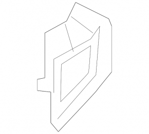 Right radiator deflector for Toyota Corolla 20-23 Hybrid, L, LE, XLE