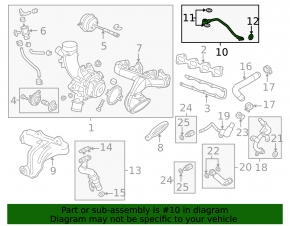 Buick Encore 13-21 LUV Turbo Oil Supply Line