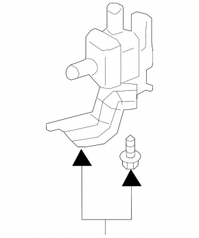 Lexus UX250h 19-26 Fuel Evaporative Purge Valve (without bracket)