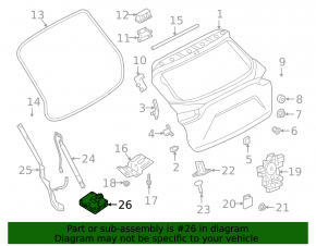Tailgate Control Module QX50 19-