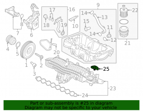 Map Sensor Volvo XC40 19-22