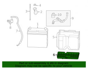 Battery platform for Honda Accord 18-22 2.0 hybrid