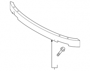 Volvo XC60 18-25 Front Bumper Reinforcement Aluminum