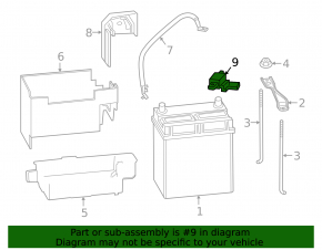 Battery terminal negative Honda HR-V 16-22