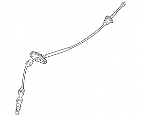 Gear shift cable Hyundai Elantra UD 11-13 pre-rest 1.8 automatic transmission