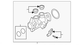Master Brake Cylinder Audi A6 C8 19-