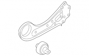 Rear left longitudinal control arm Hyundai Sonata 16-19 hybrid