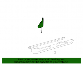 Triangle wing trim front left Toyota Rav4 06-12