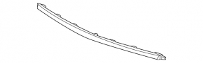 Acura MDX 2021-2025 Chrome Rear Bumper Molding