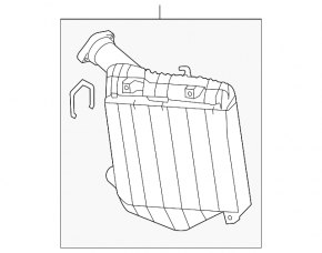 Intercooler left Audi Q7 4L 10-15 3.0 TDI