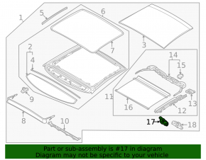 Kia EV6 22-24 panoramic motor glass