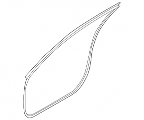Front right door seal for Kia Optima 16-20
