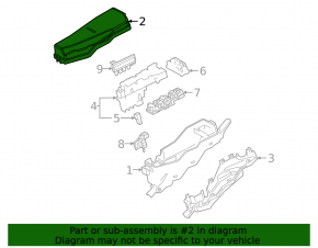 Lexus ES250 ES300h 19-21 Left Underhood Fuse Box Cover