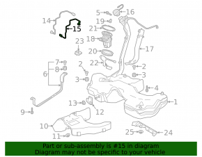 Audi A4 B9 17-20 Fuel Pump Wiring