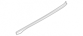 Door seal lower rear left Porsche Macan 15-18
