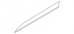 Door trim lower front right Porsche Macan 15-21 structure