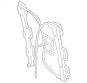 Rear right window lift mechanism for a 19-26 Porsche Cayenne