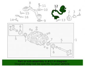 Toyota Prius 50 19-22 AWD high-voltage cable to the rear axle