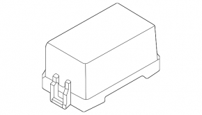 Relay block under the left wing Mazda 6 13-21 crack on the cover, broken mount