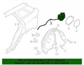 Land Rover Range Rover Evoque 12-18 Fuel Filler Door Housing
