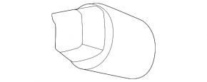 Right tailgate glass bumper for Ford Bronco Sport 21-25