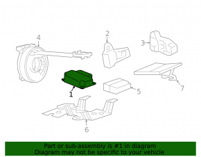 Chevrolet Volt 11-13 SRS airbag computer module