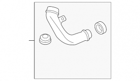 Air intake duct for BMW X5 F15 14-18 N55