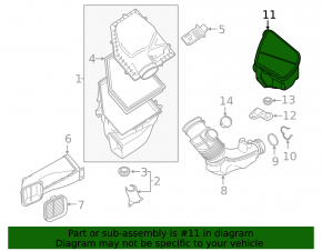 Resonator BMW X3 G01 18- 2.0T