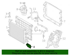 Radiator bracket lower left Volkswagen ID.4 21-23