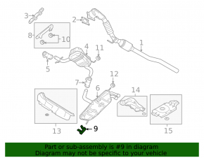Rear muffler bracket with barrel rear VW Beetle 12-19 2.5