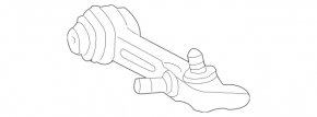 Lower arm front right rear Mercedes W211 rwd