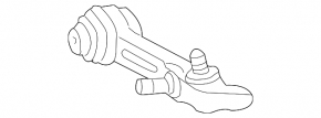 Lower arm front right rear Mercedes W211 rwd