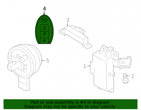 Nissan Rogue 21-23 S Key
