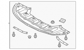 Front Bumper Guard Kia Optima 16-