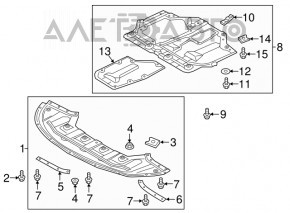 Front Bumper Guard Kia Optima 16- AVTM