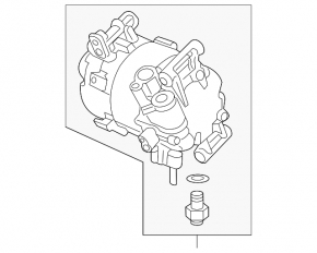 Air Conditioning Compressor Honda CRV 17-19 2.4