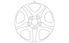 Wheel disk R17 Toyota Rav4 13-18 iron