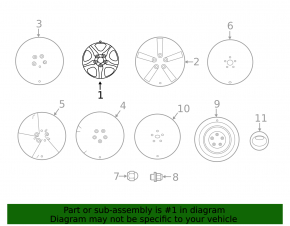 Wheel disk R17 Toyota Rav4 13-18 iron