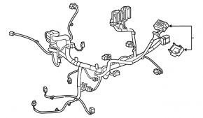 Wiring under the hood Chevrolet Bolt EUV 22-23
