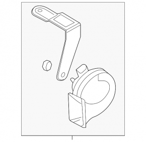 Left signal Audi Q7 16- LOW